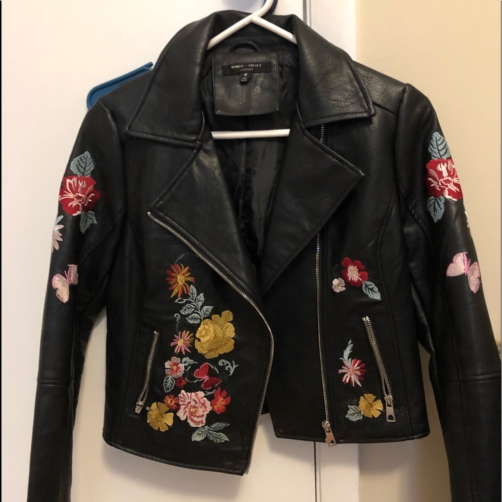 Black leather jacket!